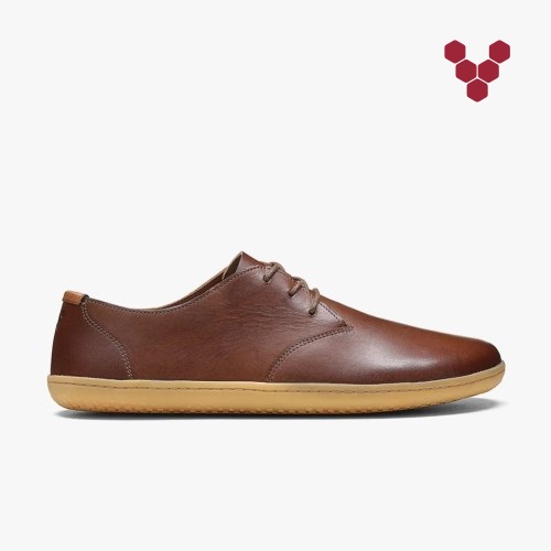 Vivobarefoot Ra Lux Mens Oxford Shoes Brown UK QHLD